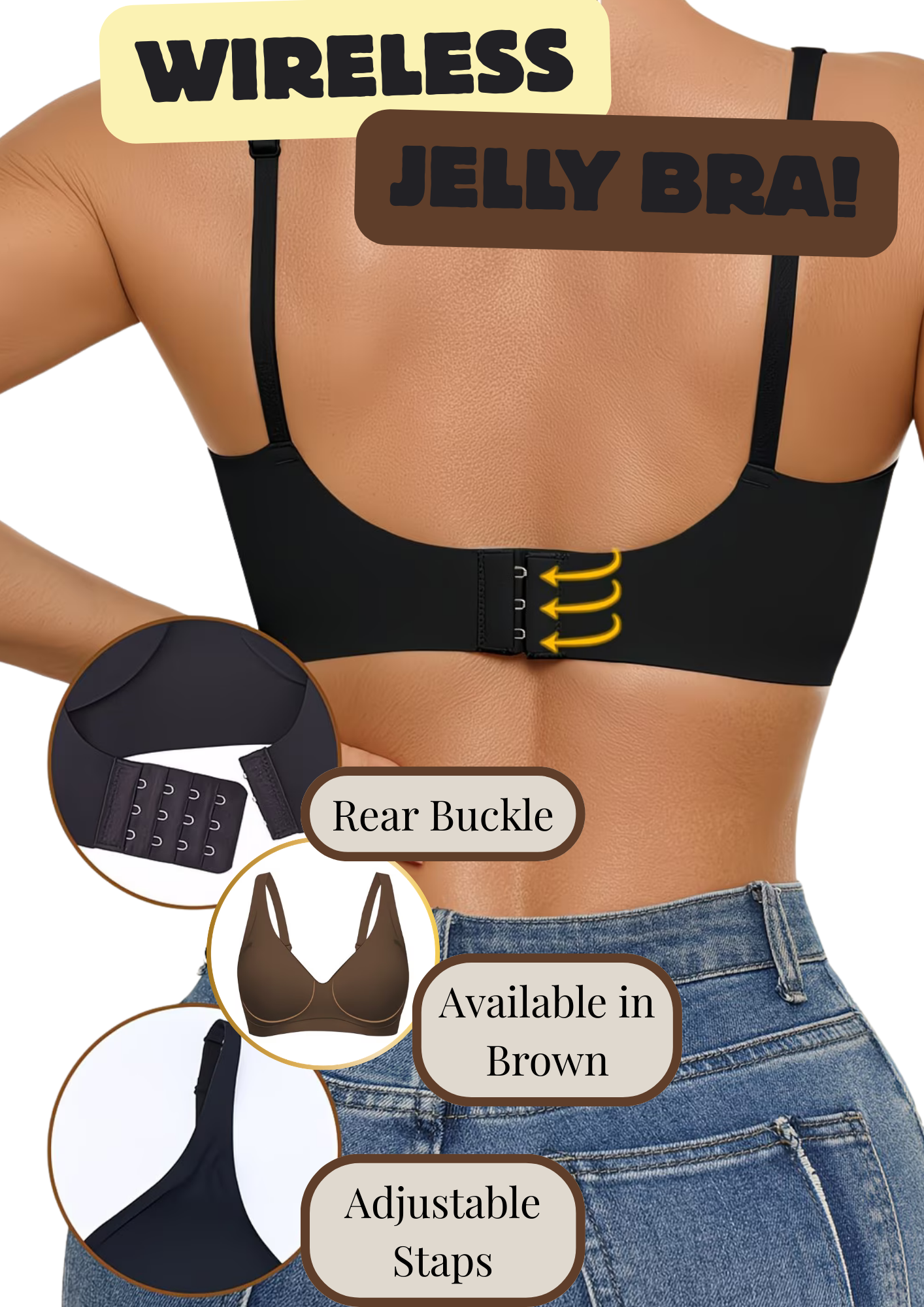 Aura Beauty™ Wireless Comfort Jelly Bra
