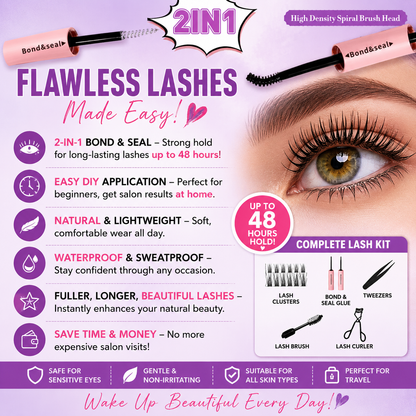 Aura Beauty SA™ Complete Eyelash Extension Kit 800pcs
