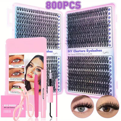 Aura Beauty SA™ Complete Eyelash Extension Kit 800pcs