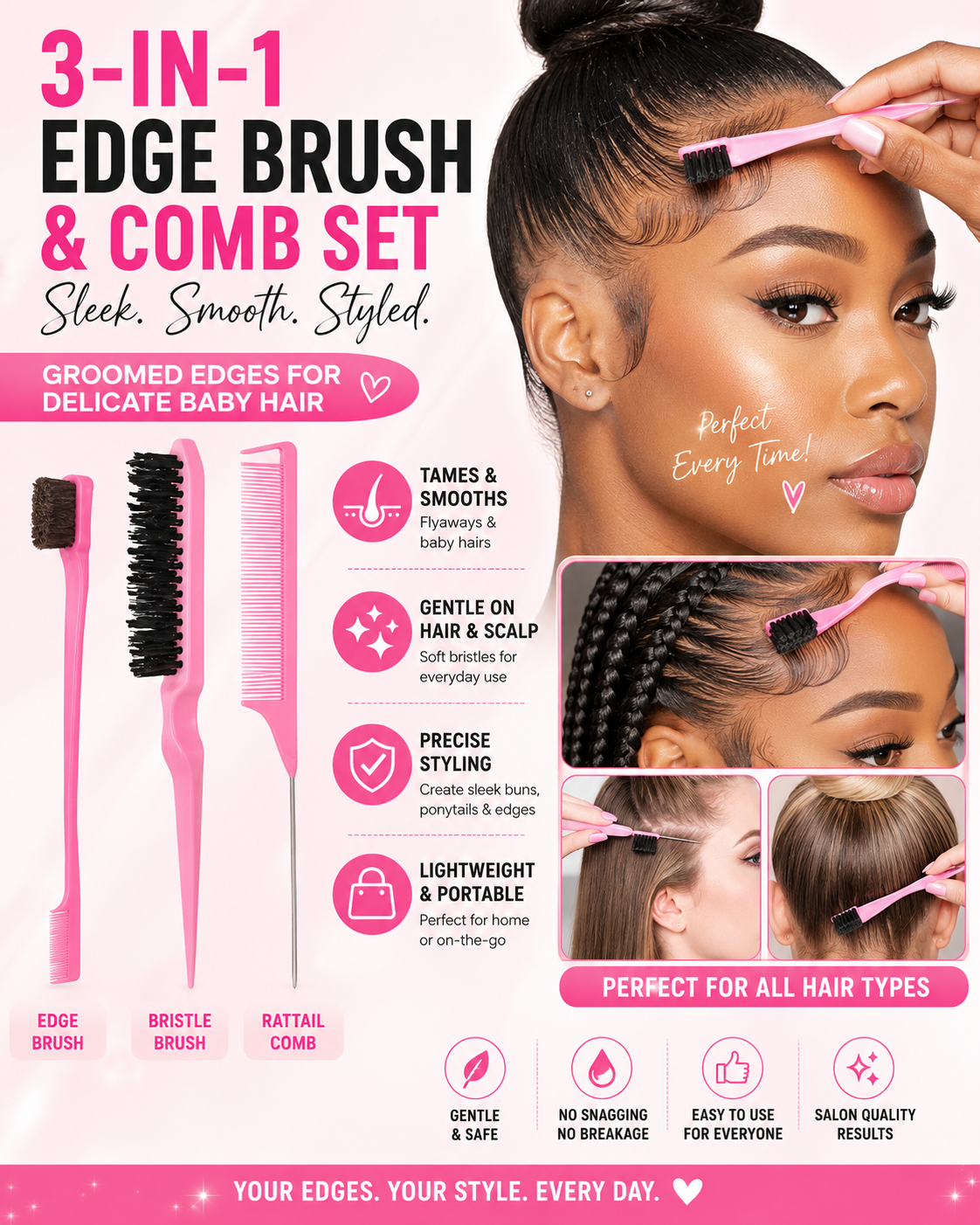 Aura Beauty SA™ Heatless Curling Set