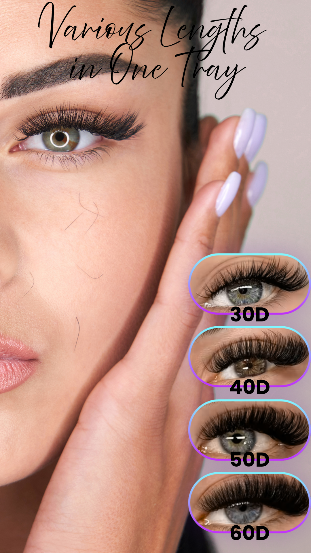 Aura Beauty SA™ Complete Eyelash Extension Kit 800pcs