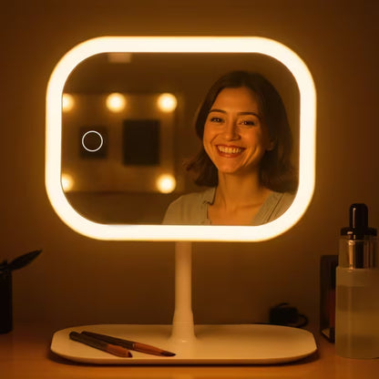 Aura Beauty SA™ 360° Rotating LED Makeup Mirror