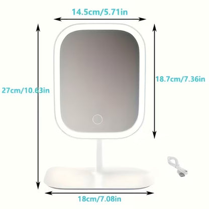 Aura Beauty SA™ 360° Rotating LED Makeup Mirror