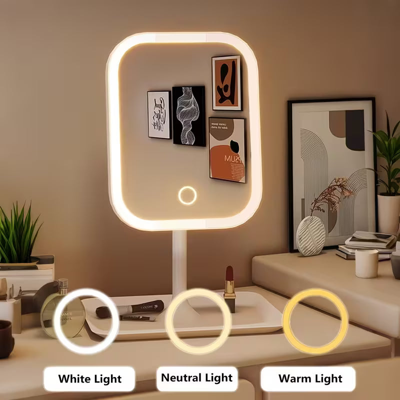 Aura Beauty SA™ 360° Rotating LED Makeup Mirror