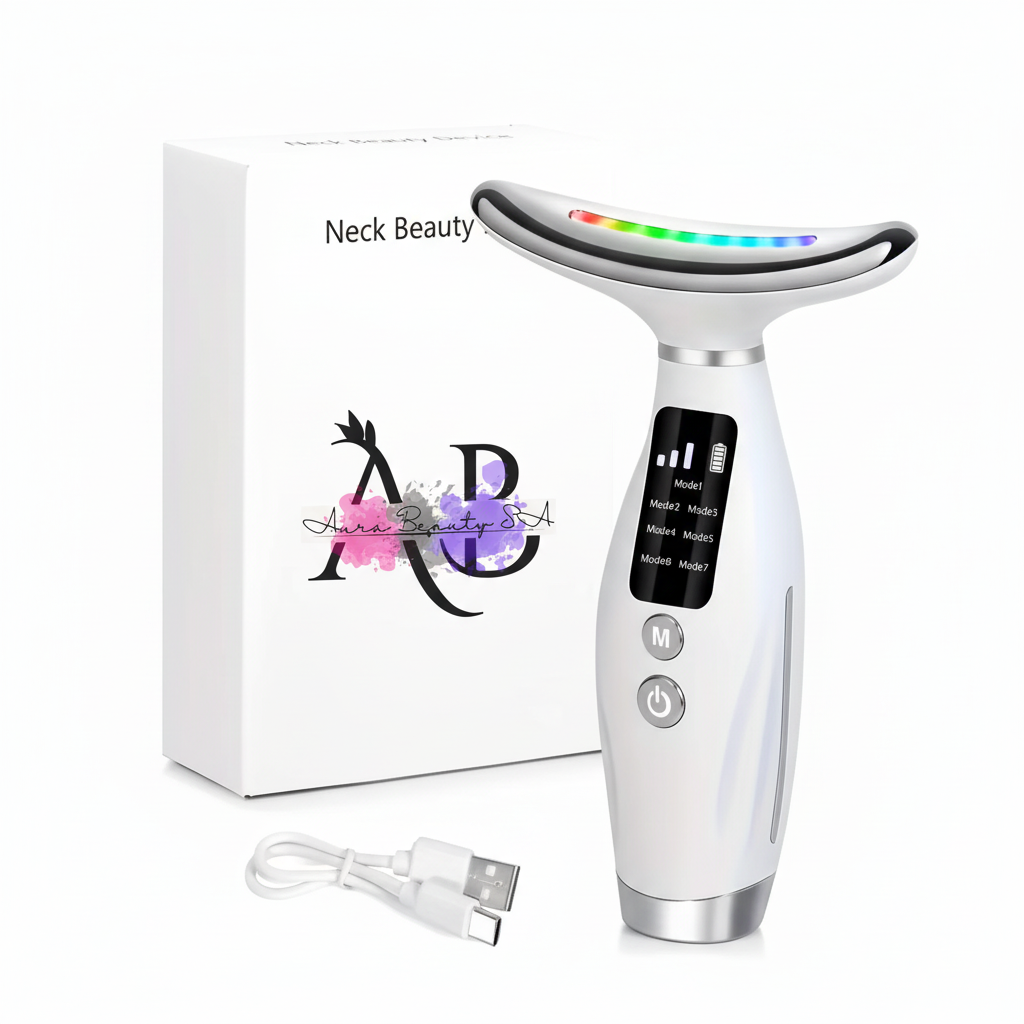 LED Face Massager with Aura Beauty Packaging
