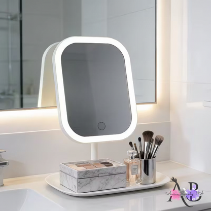 Aura Beauty SA™ 360° Rotating LED Makeup Mirror