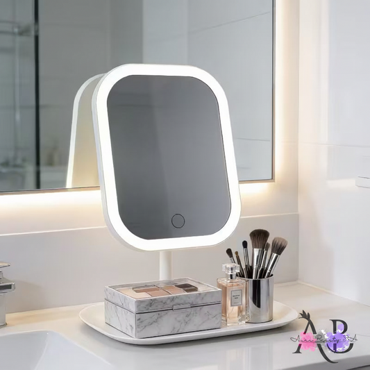 Aura Beauty SA™ 360° Rotating LED Makeup Mirror