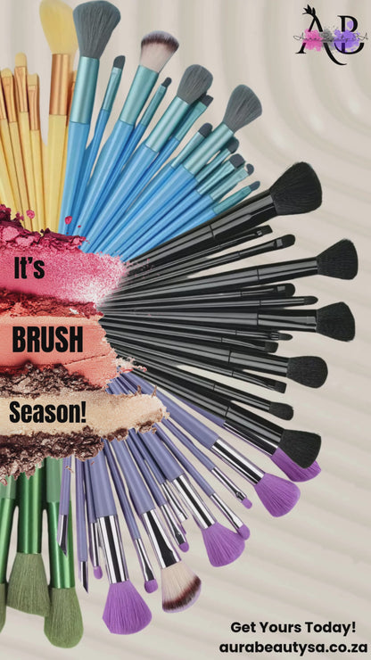 Aura Beauty SA™ Premium 13-Piece Makeup Brush Collection