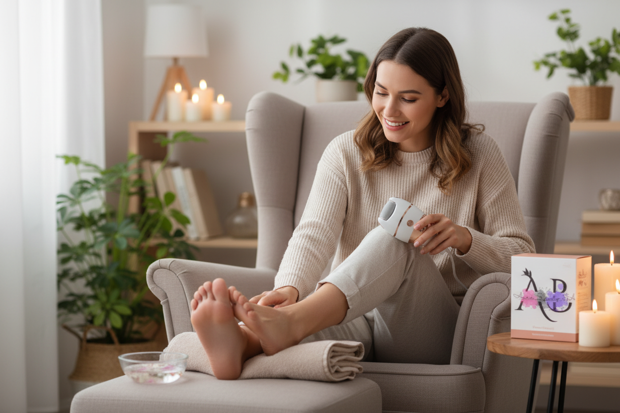 Relaxing Self-Pedicure at Home